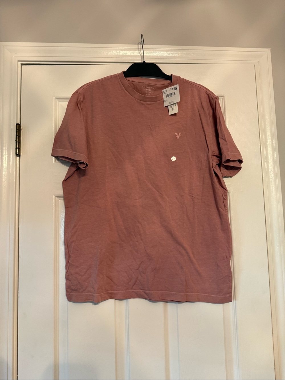 American Eagle Outfitters Men’s Mauve Crew Neck T-Shirt